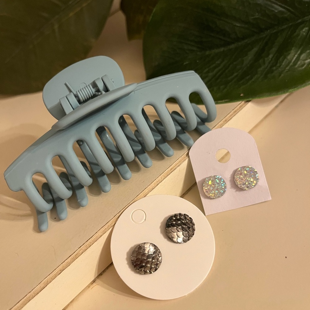 Gift Set Hair Clip & Earrings